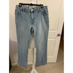 Vintage Gap Factory Store Jeans Women 30x29 Blue Light Wash Boot Cut Stretch